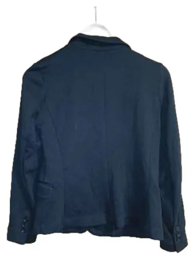 VERO MODA Damen Blazer Gr. 38 Blau Business Jersey Jacke