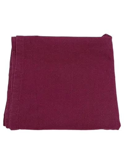 DEPOT Schal Rot Baumwolle 148x39 cm Casual Uni Damen