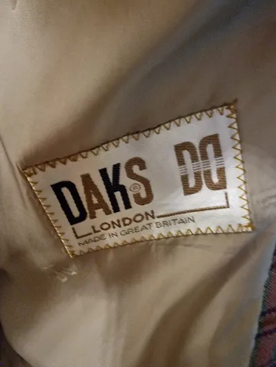 DAKS Vintage Blazer Jacke Kariert Mehrfarbig Damen Gr. 44 XXL