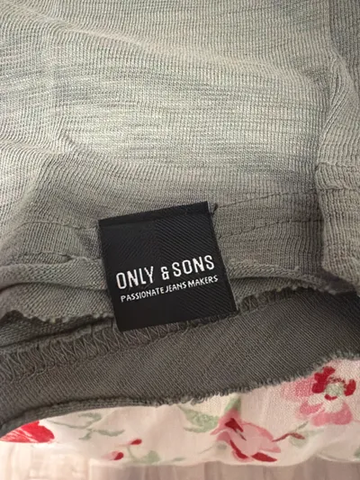 ONLY & SONS Herren T-Shirt Gr. 48, M Oliv Basic Baumwolle