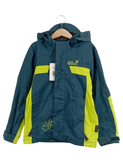 Jack Wolfskin Kinder Winterjacke Outdoorjacke Petrol Gr. 128