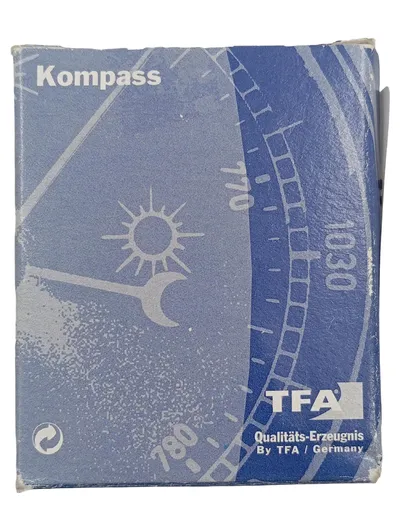 TFA Dostmann Kompass Blau Made in Germany