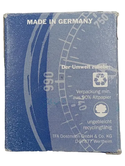 TFA Dostmann Kompass Blau Made in Germany