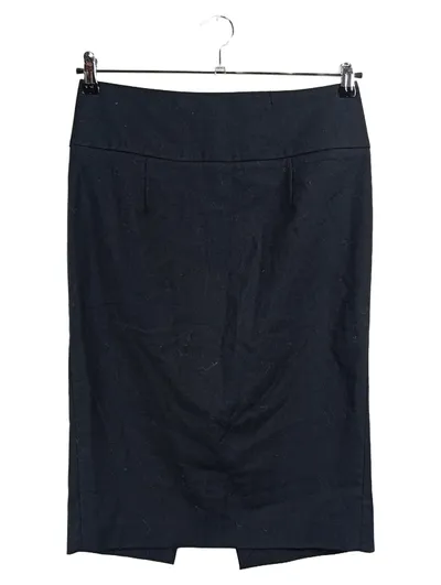 ZARA BASIC Damen Bleistiftrock Midirock Schwarz Gr. 38 M Business