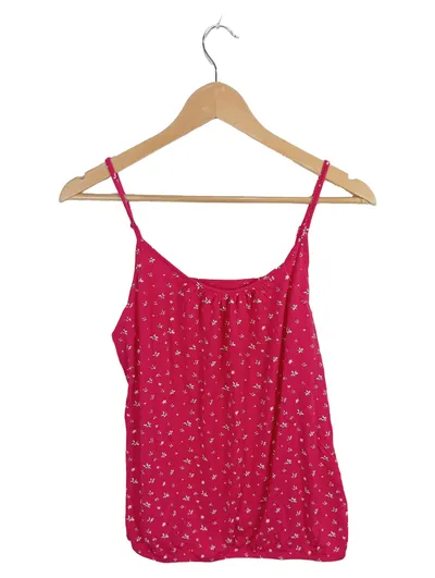 LASCANA Damen Top Träger-Top Blumenmuster Pink Gr. 36, 38 Sommer