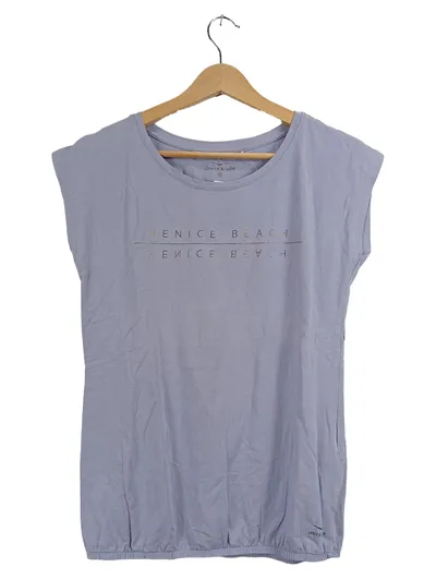 Venice Beach Damen Top Shirt Gr. XS grau ärmellos Sportshirt Logo