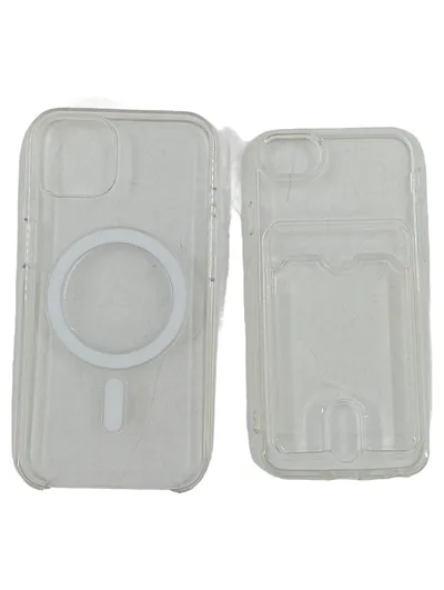 Apple iPhone 14 Pro MagSafe Clear Case Hülle Transparent mit Kartenhalter