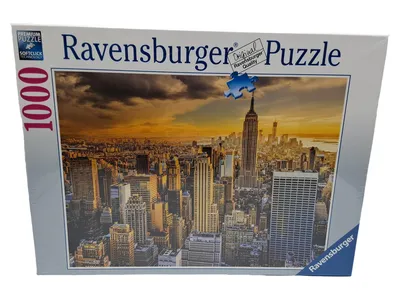 Ravensburger Puzzle 1000 Teile New York Skyline Sonnenuntergang Architektur
