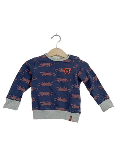 Dirkje Kinder Pullover Blau Tiermotive Gr. 74 Langarm