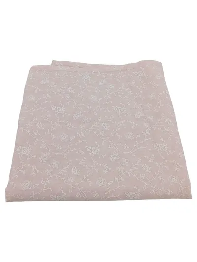 DEPOT Damen Tuch Schal Rosa Blumenmuster 198x41cm Polyester Baumwolle