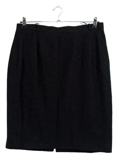 Gerry Weber Damen A-Linienrock Schwarz Gr. 46 Wolle Klassisch Business