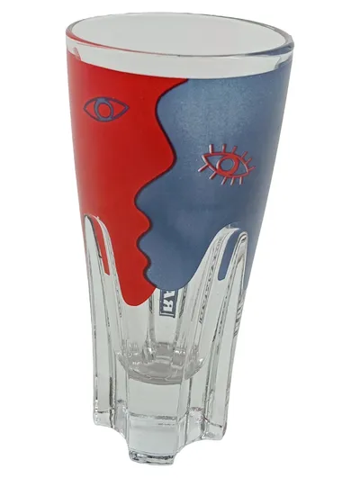 Ramazzotti Schnapsglas 4cl Messmarkierung Mehrfarbig Modern Sammlerglas