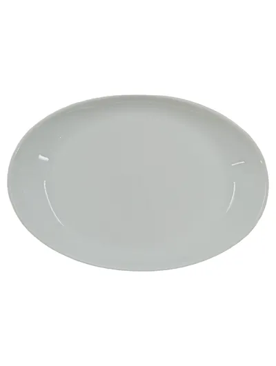 Schönwald Servierplatte oval 20x14 cm Porzellan Weiß Klassisch