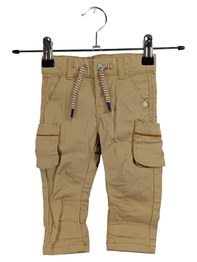 Obaïbi Cargohose Kinder Jungen Beige Gr. 62 (59) Baumwolle