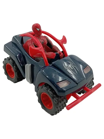 Marvel Spider-Man Spielzeugauto ATV Buggy Figur Blau Rot Kunststoff