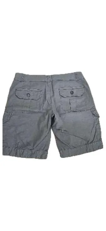 Ann Christine Damen Cargohose Shorts Beige Größe 38 Stickerei Casual