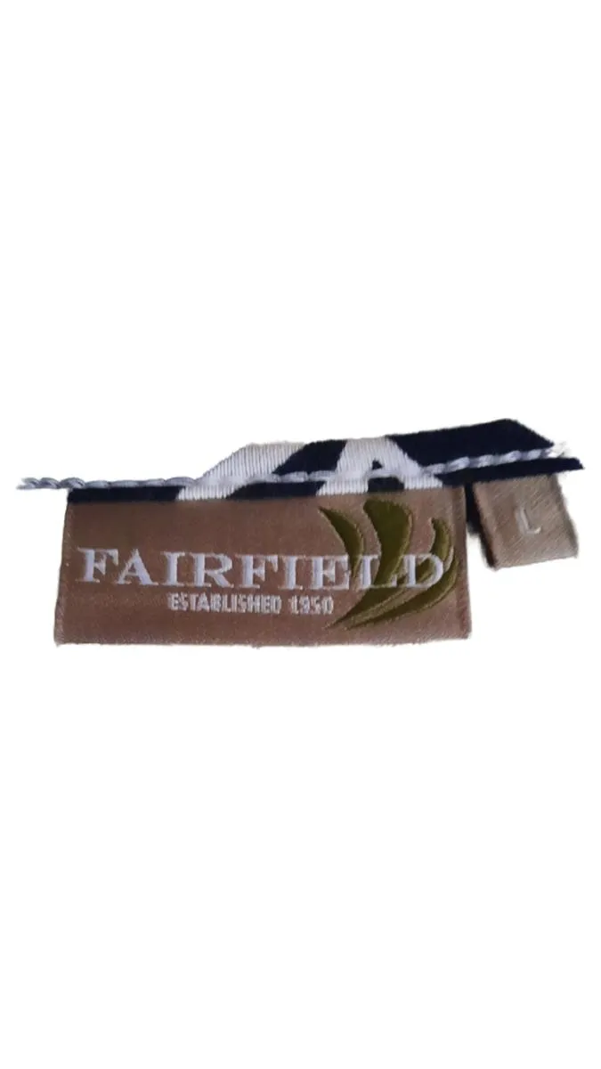 Fairfield Damen T-Shirt Gr. L Schwarz Weiß Blattmuster Kurzarm 2