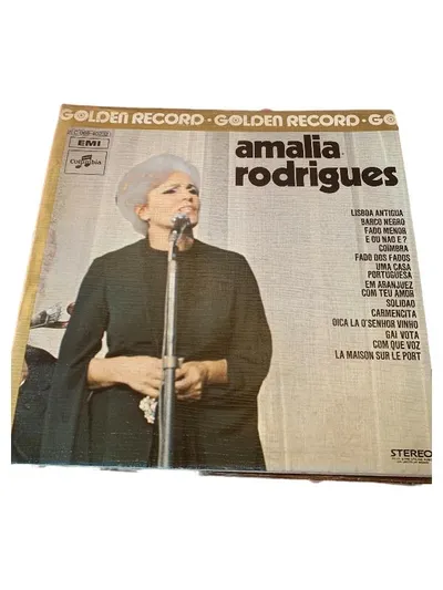 Amalia Rodrigues Golden Record Vinyl LP Album Fado Portugal EMI Columbia