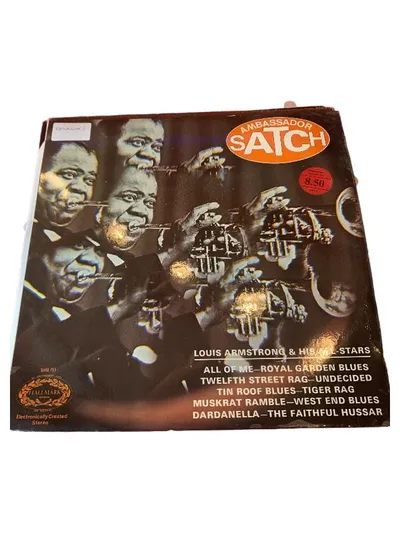 Ambassador Satch - Louis Armstrong & His All-Stars Vinyl LP Jazz Album