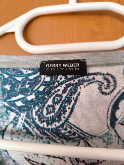 Gerry Weber Edition Damen Strickjacke Paisley Muster Gr. M Mehrfarbig