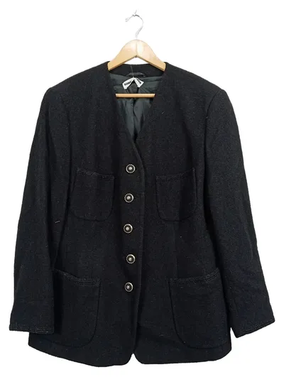 Gerry Weber Trachtenjacke Damen Grau Gr. 46 Wolle Traditionell