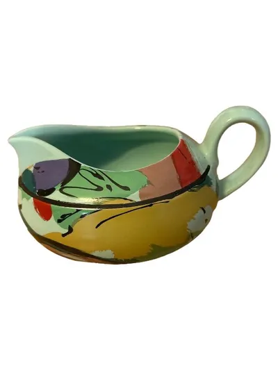 Salins France Keramik Sauciere Vintage Floral Mehrfarbig 10cm