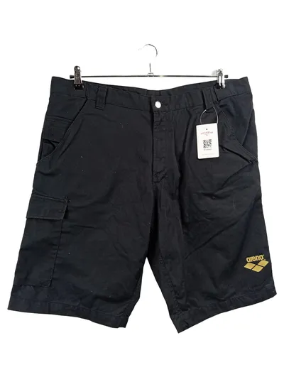 Arena Herren Cargo Shorts Kurze Hose Schwarz Gr. 48 Sport Freizeit