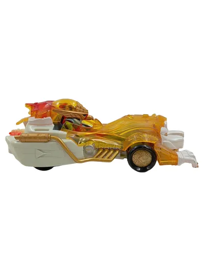 Bandai Figur mit Fahrzeug Gold Löwen Spielzeugauto Actionfigur