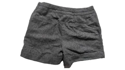 Grain de Malice Damen Shorts Wolle Grau Klassisch Gr. 38 Business