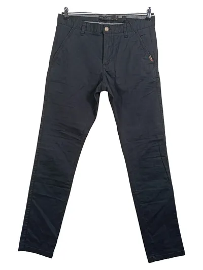 Indicode Jeans Herren Stoffhose Chino Blau Gr. 32 W32, L33 Casual