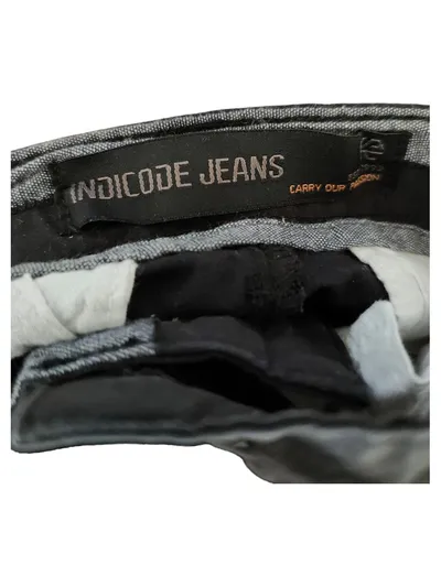 Indicode Jeans Herren Stoffhose Chino Blau Gr. 32 W32, L33 Casual