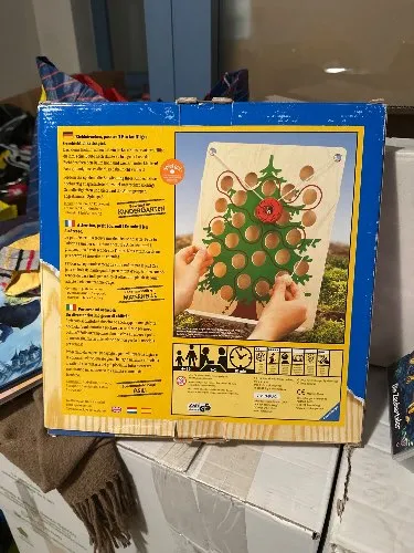 Belsduc Eichhörnchen pass auf! Holz Geduldspiel Motorikspielzeug Kinder