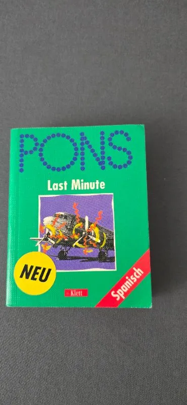 PONS Last Minute Spanisch Sprachkurs Taschenbuch Klett Buch Unterricht
