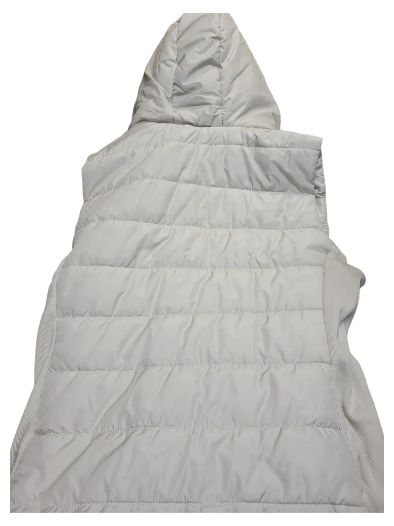 ever.me Damen Steppweste Beige Gr. 42 XL Kapuze Reißverschluss Sportlich 3