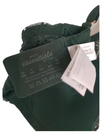 Tchibo Damen BH mit Spitze Grün Größe 80B