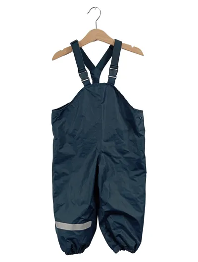 Tchibo Regenhose mit Latz Kinder Petrol Gr. 86-92 Outdoor