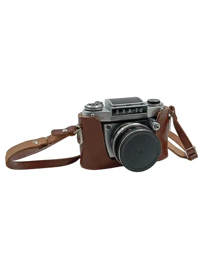 Exa EXA 1a Analoge Spiegelreflexkamera mit Ledertasche & Tragegurt