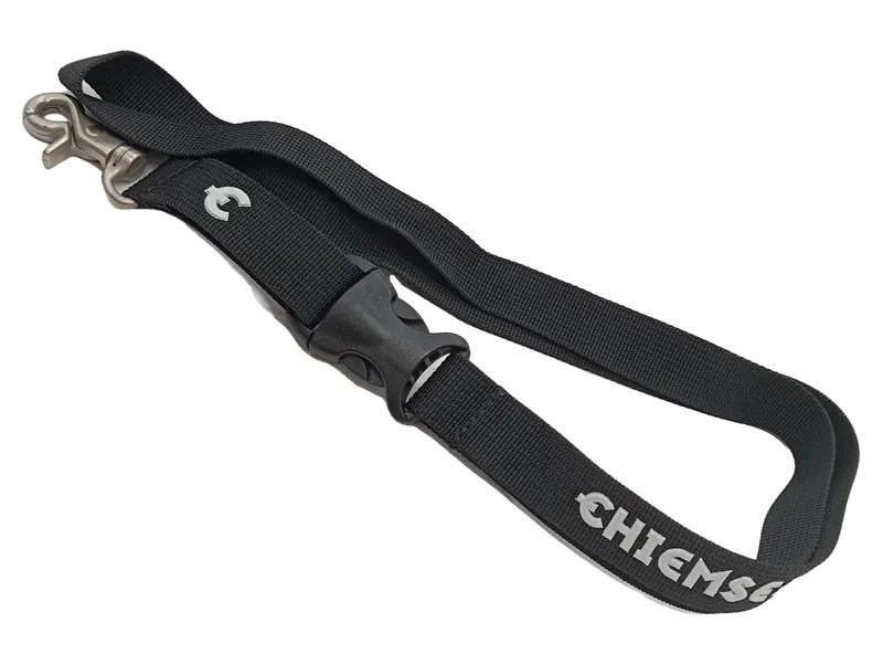 Chiemsee Lanyard Schlüsselband Schlüsselanhänger Schwarz 58cm Karabiner 2