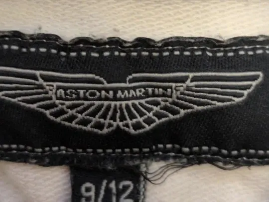 Aston Martin Kinder Kapuzenjacke Sweatjacke Gr. 86/92 Weiß Blau Sportlich 5