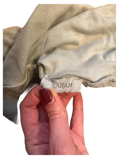 Sarah Damen Faltenrock Tüllrock Gr. 40 L Grau Midirock
