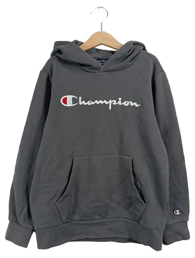 Champion Kapuzenpullover Kinder Gr. 138x142 Grau Sportlich