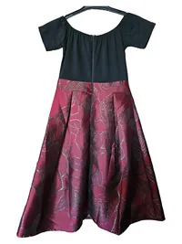 AX Paris Damen Cocktailkleid Rot Blumenmuster Gr. 36 S Elegant Festlich 2