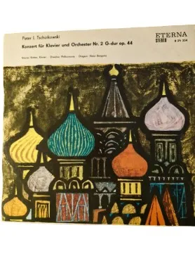 Peter I. Tschaikowski Konzert für Klavier Orchester Nr. 2 Eterna Vinyl LP