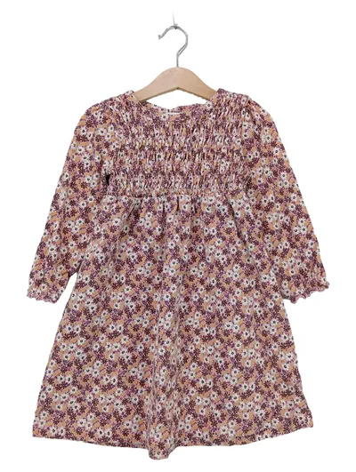 ALANA Mädchen Kleid Freizeitkleid Rosa Blumenmuster Gr. 104