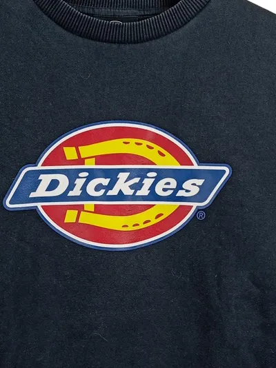 Dickies Sweatshirt Herren Gr. S Schwarz Logo-Print Streetwear Pullover