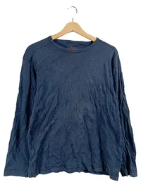 Engbers Herren Pullover Langarmshirt Blau Gr. 52, XL Casual Baumwolle 1