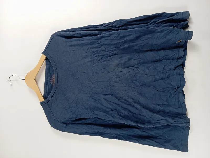 Engbers Herren Pullover Langarmshirt Blau Gr. 52, XL Casual Baumwolle 2