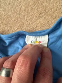 Famy Freizeitkleid Mädchen Blau Gr. 158 Sonnendruck Kurzarm Baumwolle 2