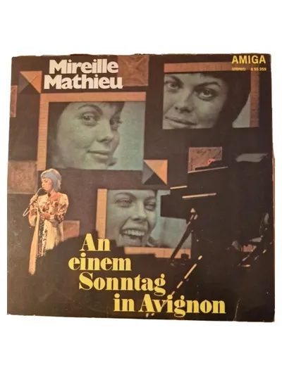 Mireille Mathieu - An einem Sonntag in Avignon Vinyl LP Album Amiga Schlager