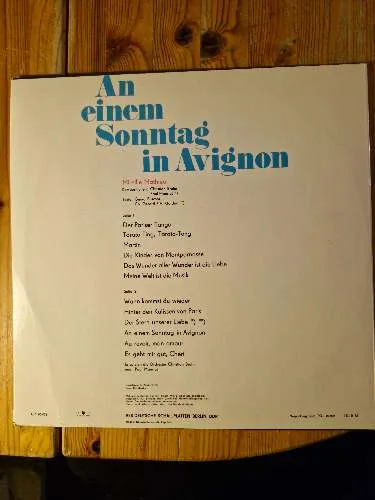 Mireille Mathieu - An einem Sonntag in Avignon Vinyl LP Album Amiga Schlager